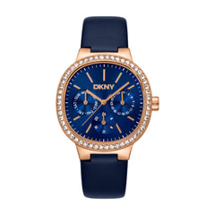 DKNY Evening  Multifunction Blue Round Dial Women's Watch - DK1L084L0035