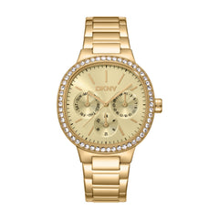DKNY Evening  Multifunction Champagne Round Dial Women's Watch - DK1L084M0065