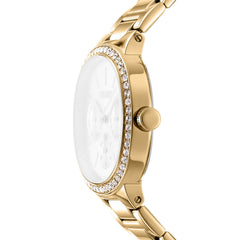 DKNY Evening  Multifunction Champagne Round Dial Women's Watch - DK1L084M0065