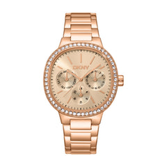 DKNY Evening  Multifunction Rose Gold Round Dial Women's Watch - DK1L084M0075