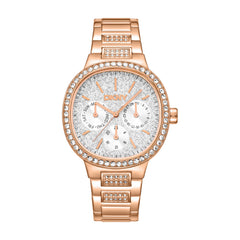 DKNY Evening  Multifunction Silver Round Dial Women's Watch - DK1L084M0235