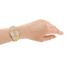 DKNY DK1L098 Multifunction Gold Round Dial Women's Watch - DK1L098M0065