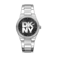 DKNY Logo Analog Black Round Dial Women's Watch - DK1L102M0025