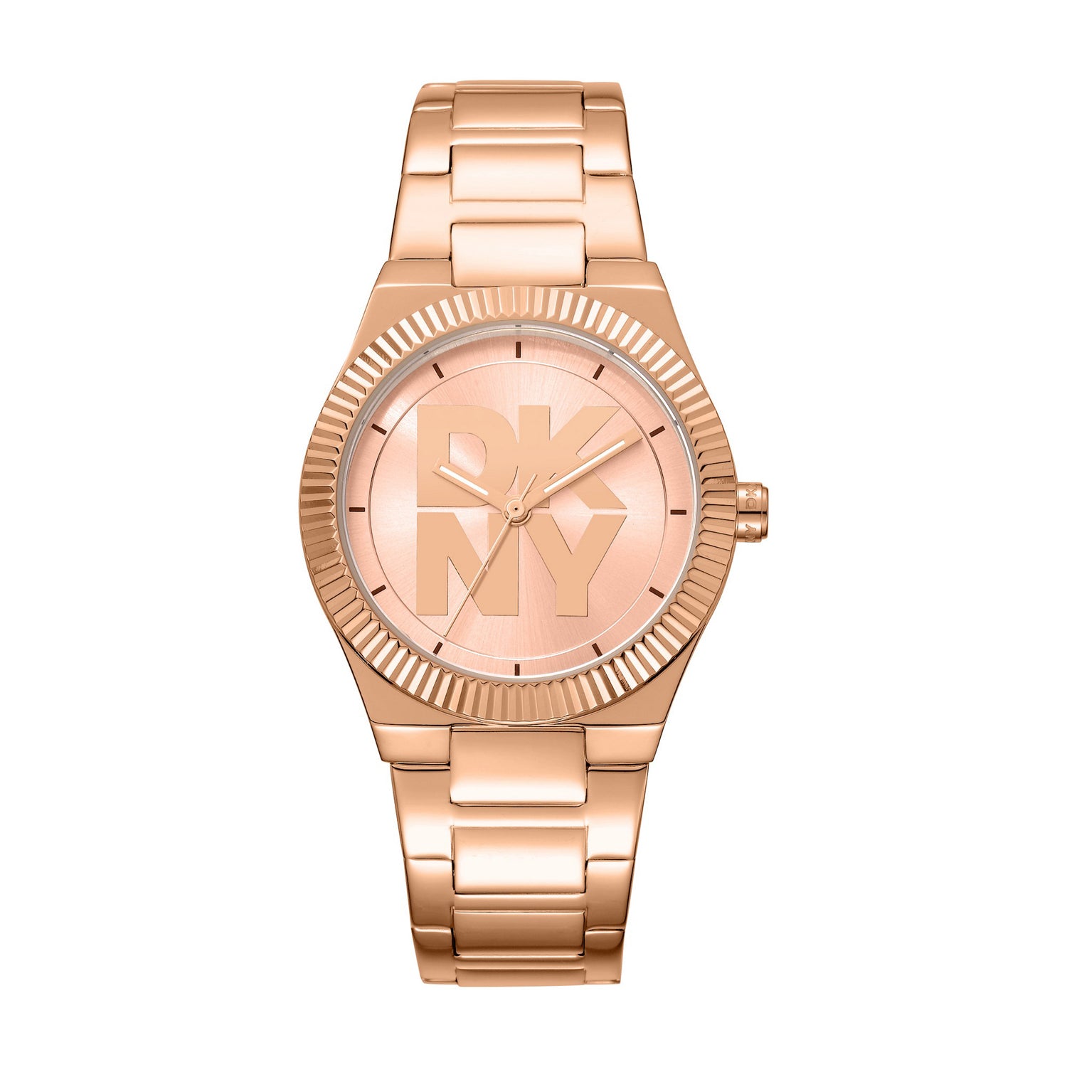 DKNY Logo Analog Rose Gold Round Dial Women's Watch - DK1L102M0045