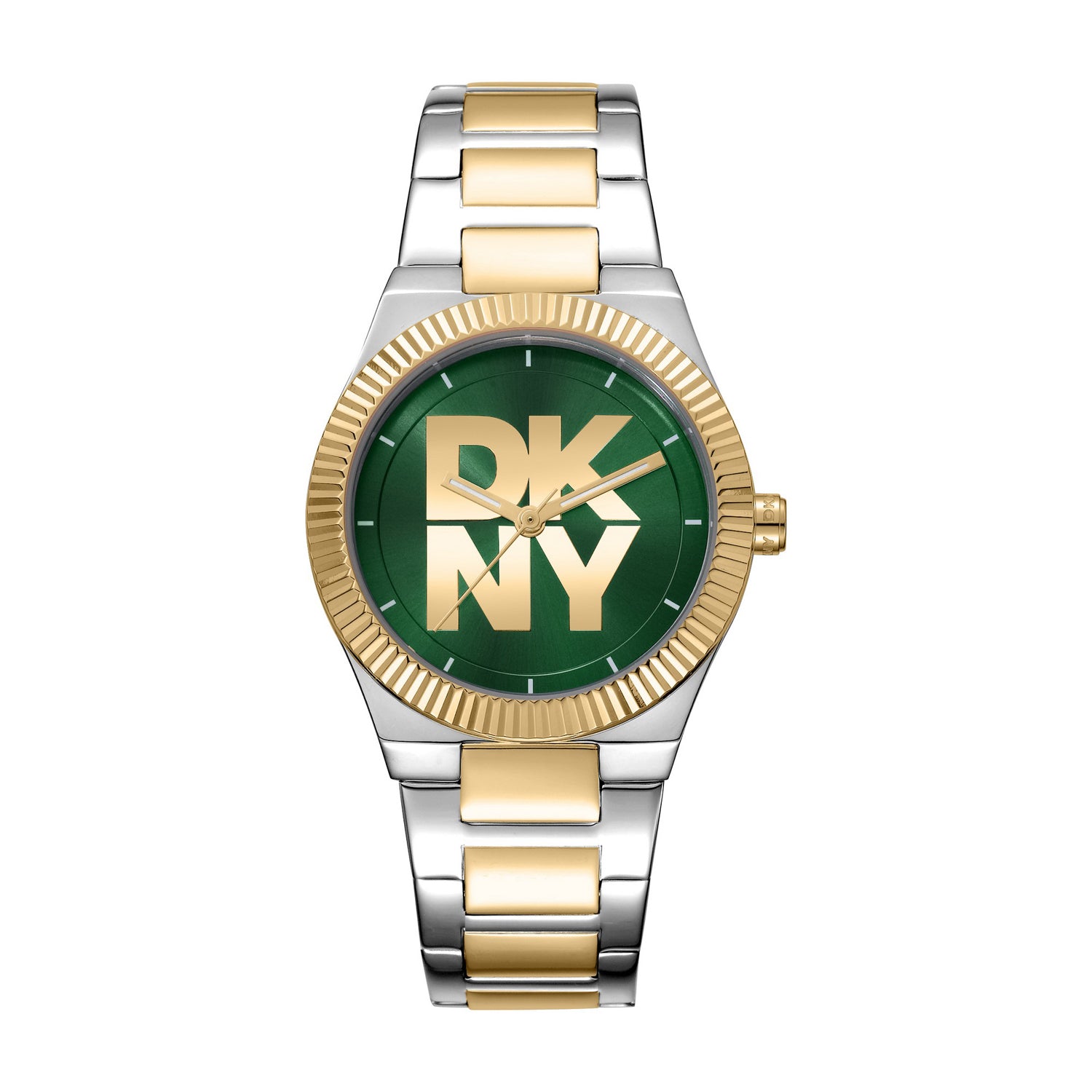 DKNY Logo Analog Green Round Dial Women's Watch - DK1L102M0055