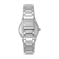 DKNY Logo Analog Silver Round Dial Women's Watch - DK1L102M0215