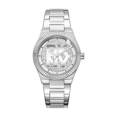 DKNY Logo Analog Silver Round Dial Women's Watch - DK1L102M0215