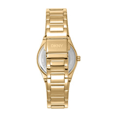 DKNY Logo Analog Silver Round Dial Women's Watch - DK1L102M0225