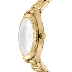 DKNY Logo Analog Silver Round Dial Women's Watch - DK1L102M0225