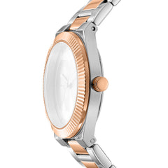 DKNY Logo Analog Silver Round Dial Women's Watch - DK1L102M0255