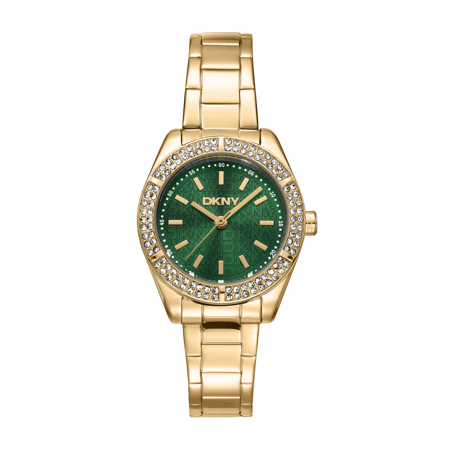 DKNY DK1L107 Analog Green Round Dial Women's Watch - DK1L107M0065