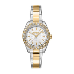 DKNY DK1L107 Analog Silver Round Dial Women's Watch - DK1L107M0085
