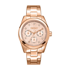 DKNY DK1L109 Multifunction Rose Gold Round Dial Women's Watch - DK1L109M0055