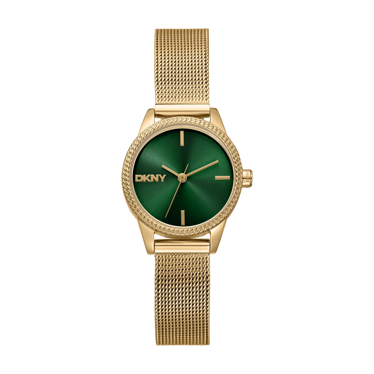 DKNY DK1L113 Analog Green Round Dial Women's Watch - DK1L113M0075