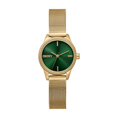 DKNY DK1L113 Analog Green Round Dial Women's Watch - DK1L113M0075