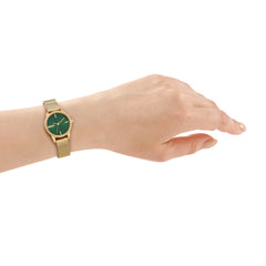 DKNY DK1L113 Analog Green Round Dial Women's Watch - DK1L113M0075