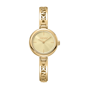 DKNY Logo Analog Champagne Round Dial Women's Watch - DK1L115M0035