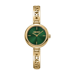 DKNY Logo Analog Green Round Dial Women's Watch - DK1L115M0045