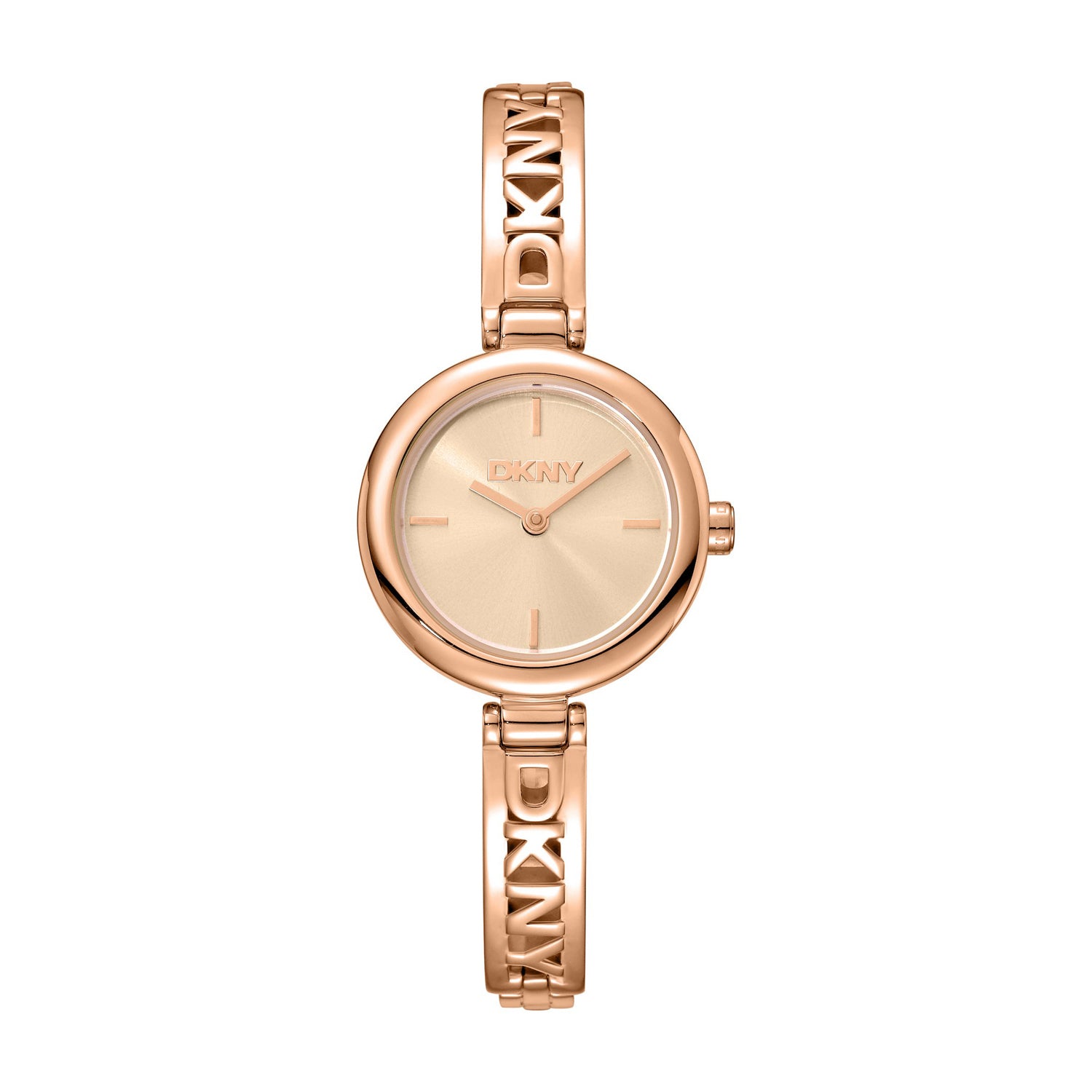 DKNY Logo Analog Rose Gold Round Dial Women's Watch - DK1L115M0055