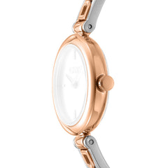 DKNY Logo Analog Silver Round Dial Women's Watch - DK1L115M0075
