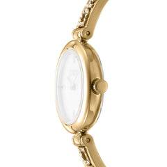 DKNY Logo Analog White Round Dial Women's Watch - DK1L115M0225