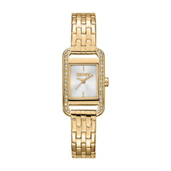 DKNY DK1L117 Analog Silver Rectangle Dial Women's Watch - DK1L117M0035