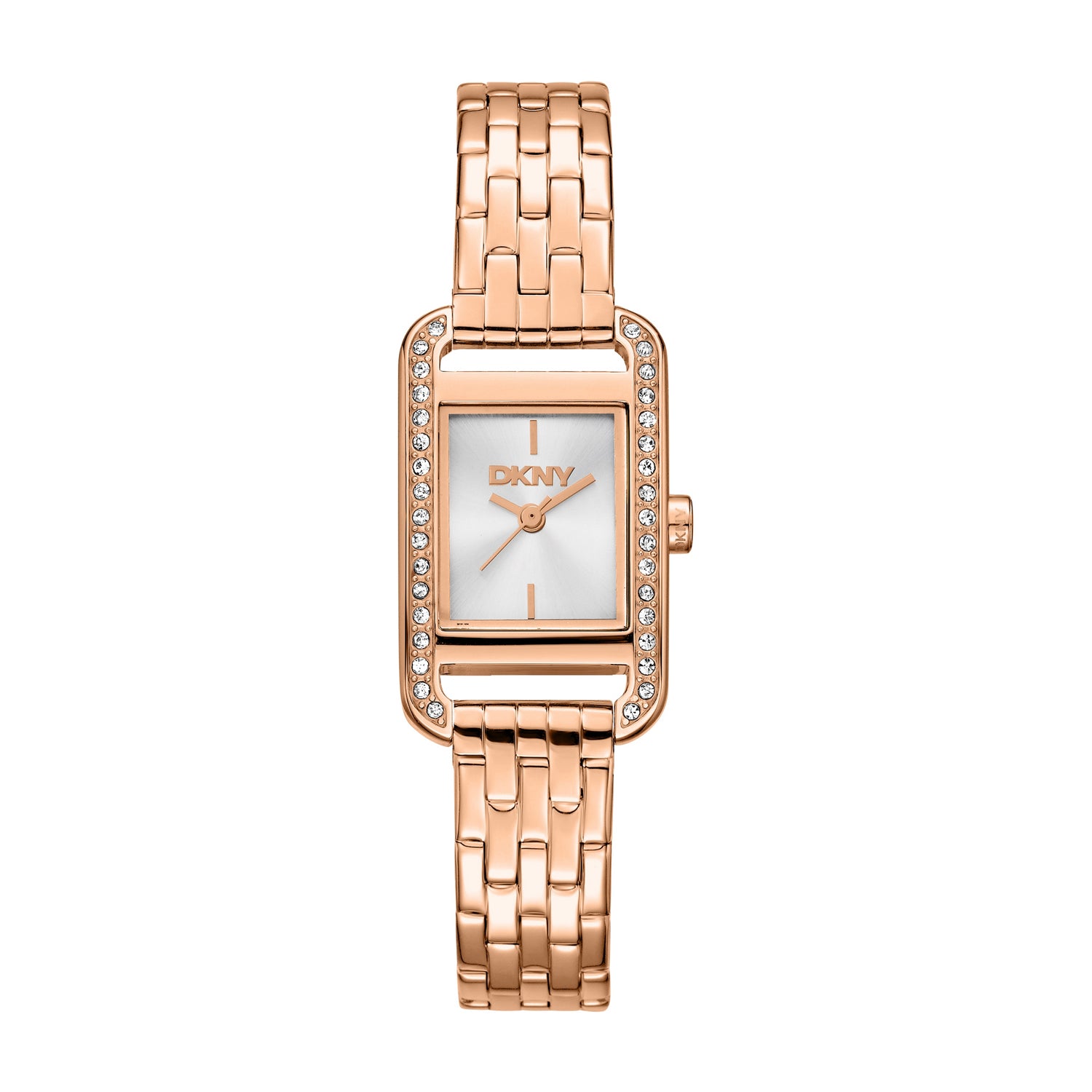DKNY DK1L117 Analog Silver Rectangle Dial Women's Watch - DK1L117M0055