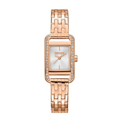 DKNY DK1L117 Analog Silver Rectangle Dial Women's Watch - DK1L117M0055