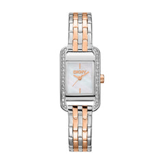 DKNY DK1L117 Analog White Rectangle Dial Women's Watch - DK1L117M0075