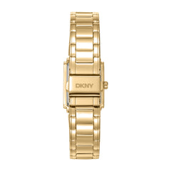 DKNY Everyday Analog Champagne Rectangle Dial Women's Watch - DK1L121M0065