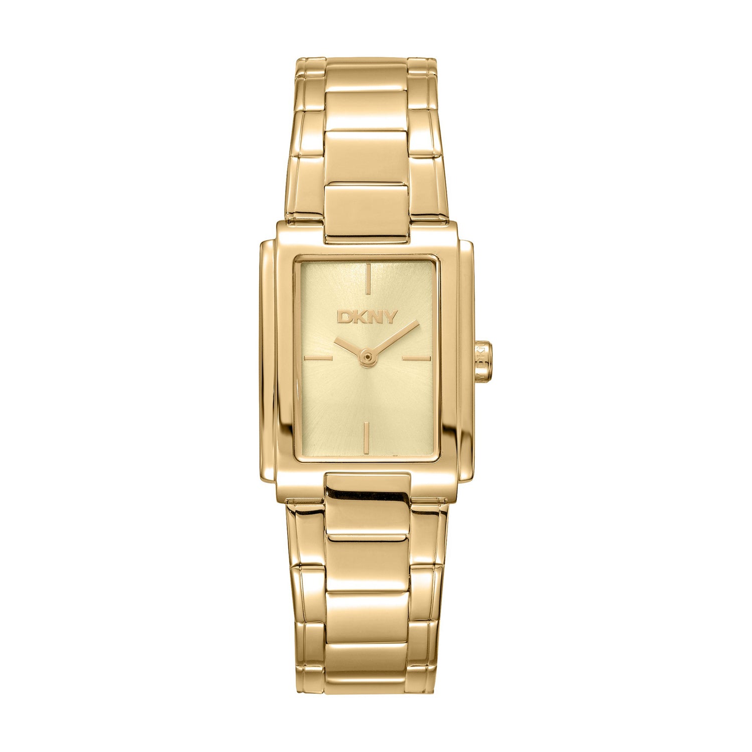 DKNY Everyday Analog Champagne Rectangle Dial Women's Watch - DK1L121M0065