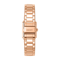DKNY Everyday Analog Rose Gold Rectangle Dial Women's Watch - DK1L121M0075