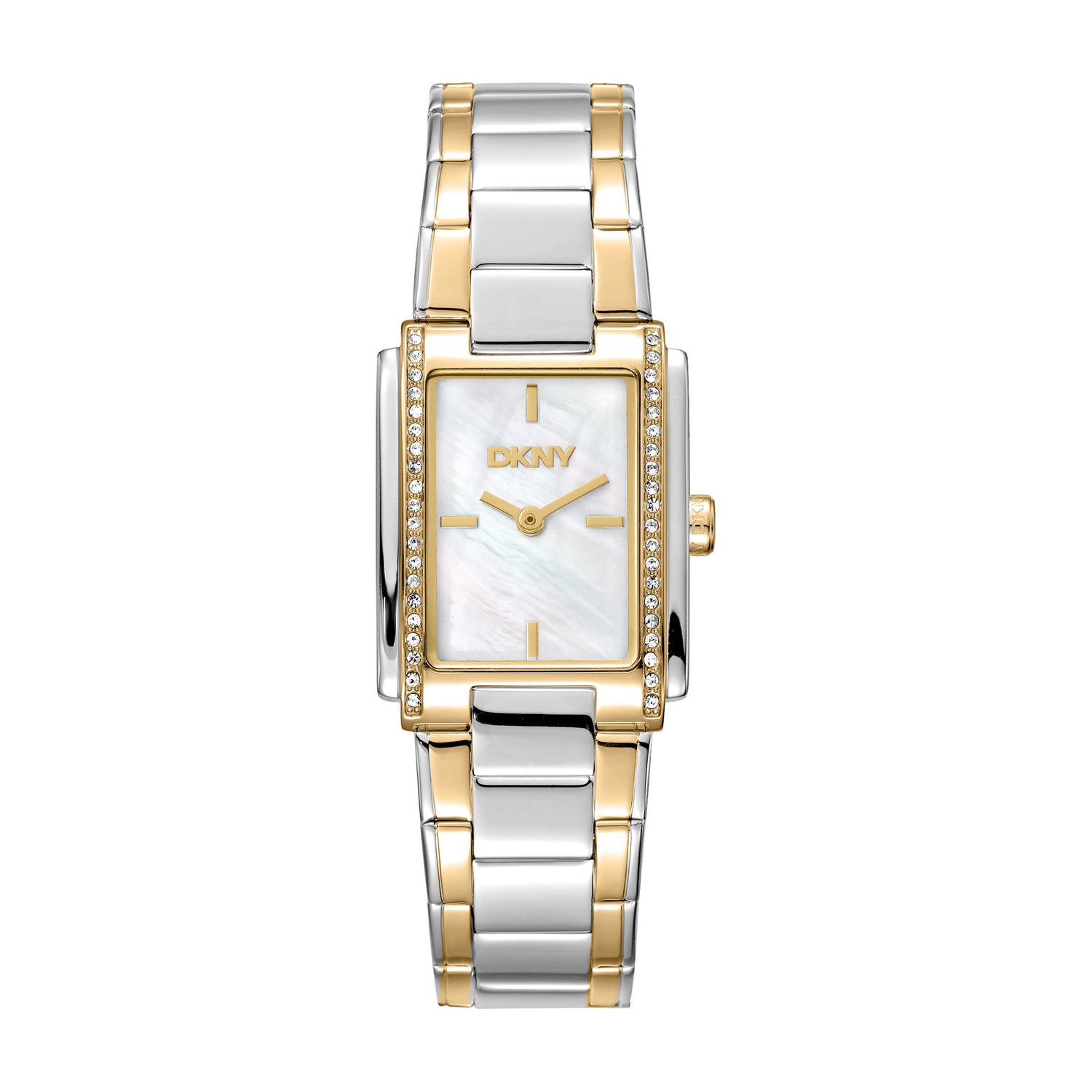 DKNY Evening  Analog White Rectangle Dial Women's Watch - DK1L122M0075
