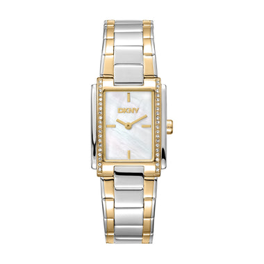DKNY Evening  Analog White Rectangle Dial Women's Watch - DK1L122M0075