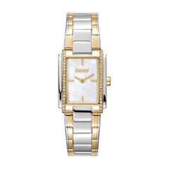 DKNY Evening  Analog White Rectangle Dial Women's Watch - DK1L122M0075