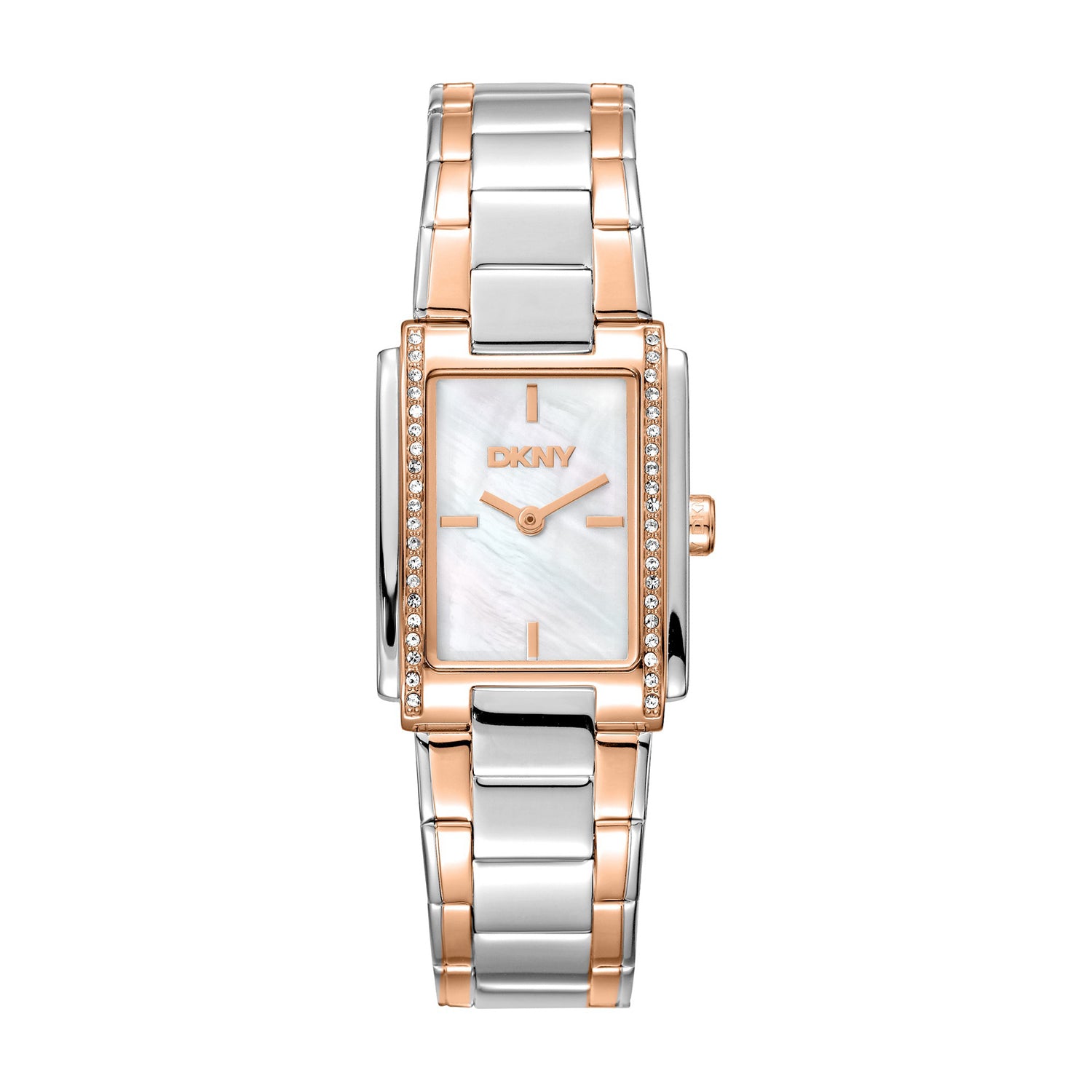 DKNY Evening  Analog White Rectangle Dial Women's Watch - DK1L122M0085