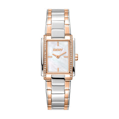 DKNY Evening  Analog White Rectangle Dial Women's Watch - DK1L122M0085