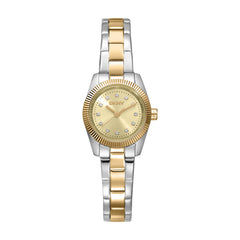 DKNY DK1L125 Analog Gold Round Dial Women's Watch - DK1L125M0045