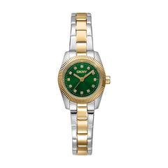 DKNY DK1L125 Analog Green Round Dial Women's Watch - DK1L125M0055