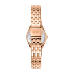 DKNY Logo Analog Rose Gold Round Dial Women's Watch - DK1L126M0065
