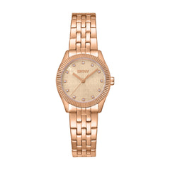 DKNY Logo Analog Rose Gold Round Dial Women's Watch - DK1L126M0065