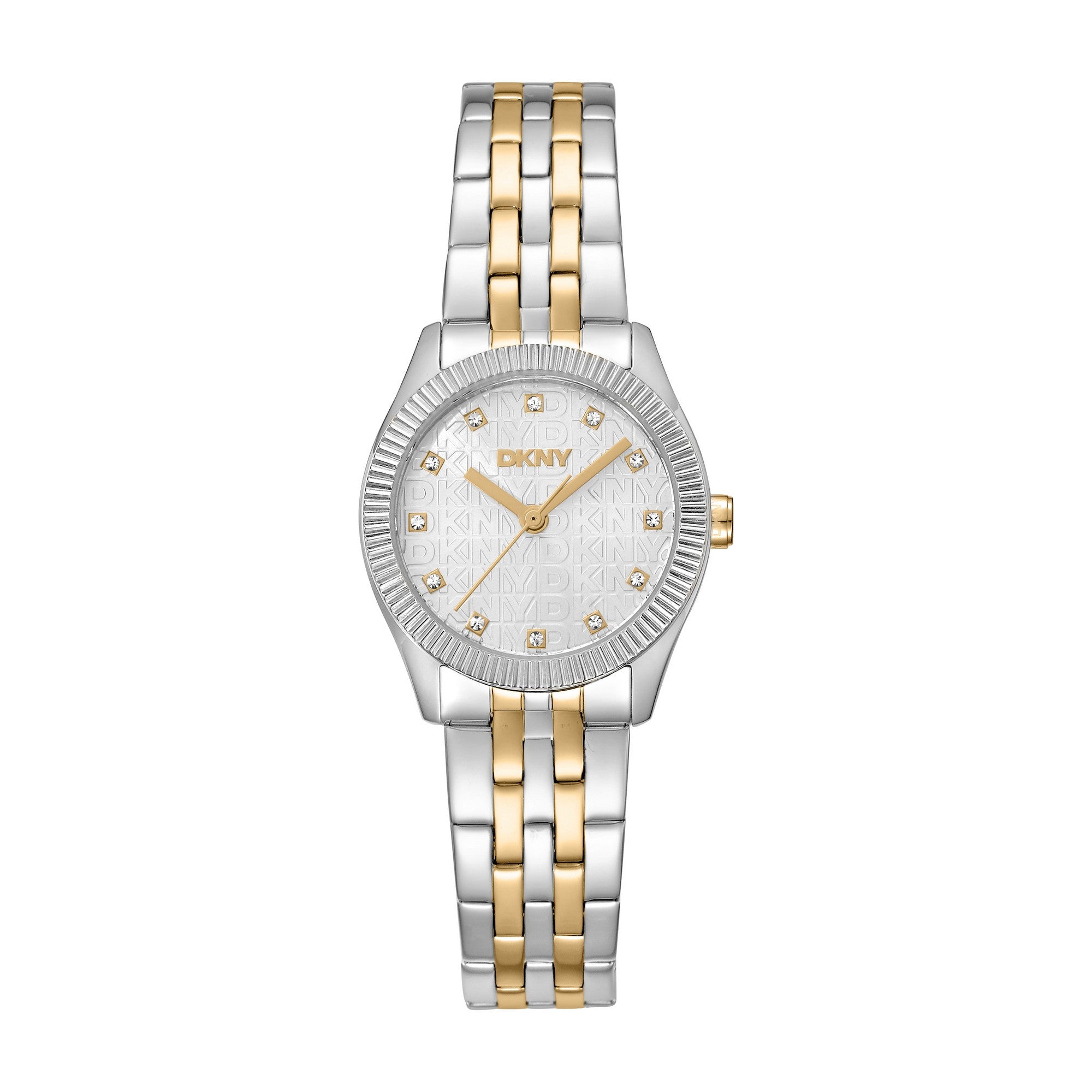 DKNY Logo Analog Grey Round Dial Women's Watch - DK1L126M0075