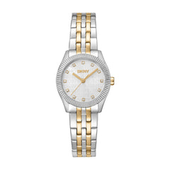 DKNY Logo Analog Grey Round Dial Women's Watch - DK1L126M0075