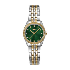 DKNY Logo Analog Dark Green Round Dial Women's Watch - DK1L126M0095