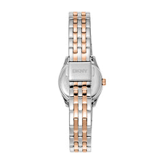 DKNY Logo Analog Silver Round Dial Women's Watch - DK1L126M0105