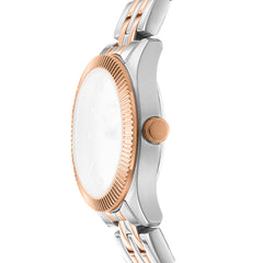 DKNY Logo Analog Silver Round Dial Women's Watch - DK1L126M0105