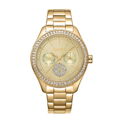 DKNY Evening  Multifunction Champagne Round Dial Women's Watch - DK1L129M0055