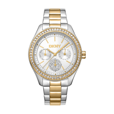 DKNY Evening  Multifunction Silver Round Dial Women's Watch - DK1L129M0075