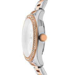 DKNY Evening  Multifunction White Round Dial Women's Watch - DK1L129M0095