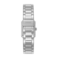 DKNY Logo Analog Silver Rectangle Dial Women's Watch - DK1L140M0015